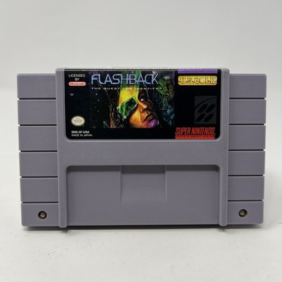 Flashback: The Quest For Identity (Super Nintendo SNES, 1993) Cleaned Tested