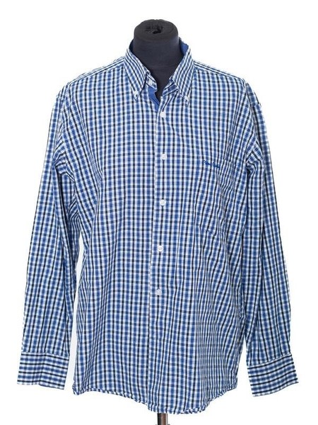 Women Pierre Cardin Shirt Navy Cotton 38