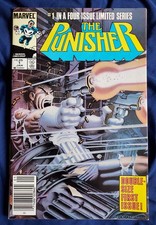 The Punisher #1 Newsstand (Marvel Comics 1986 Limited Series) Mike Zeck