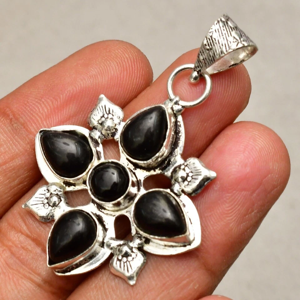 Ciondolo gioiello fatto a mano in argento sterling 925 con pietra preziosa... - Immagine 2 di 4