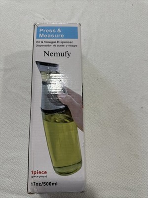 Press And Measure Oil And Vinegar Dispenser 17oz/500ML  