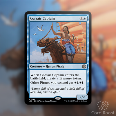 MTG Magic Corsair Captain 0149 Commander: The Lost Caverns of Ixalan LCC |  eBay