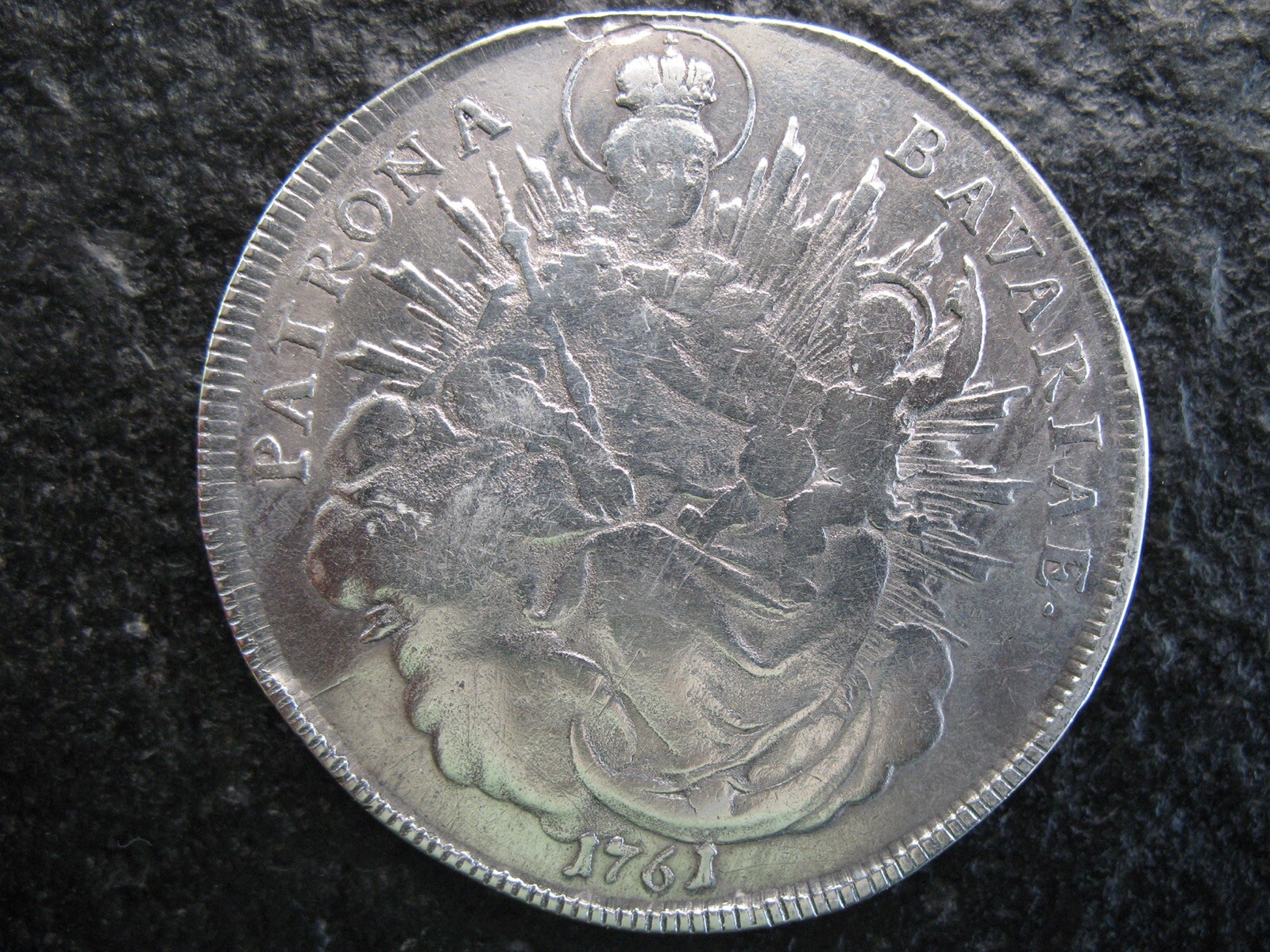 1 Taler Kurfürstentum Bayern Maximilian III 1761 Patrona Bavariae