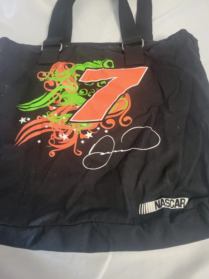Bolso de Mano Nascar #7 Danica Patrick 2010 Forrado Negro 18" x 14" x 5" Foto 3 de 4