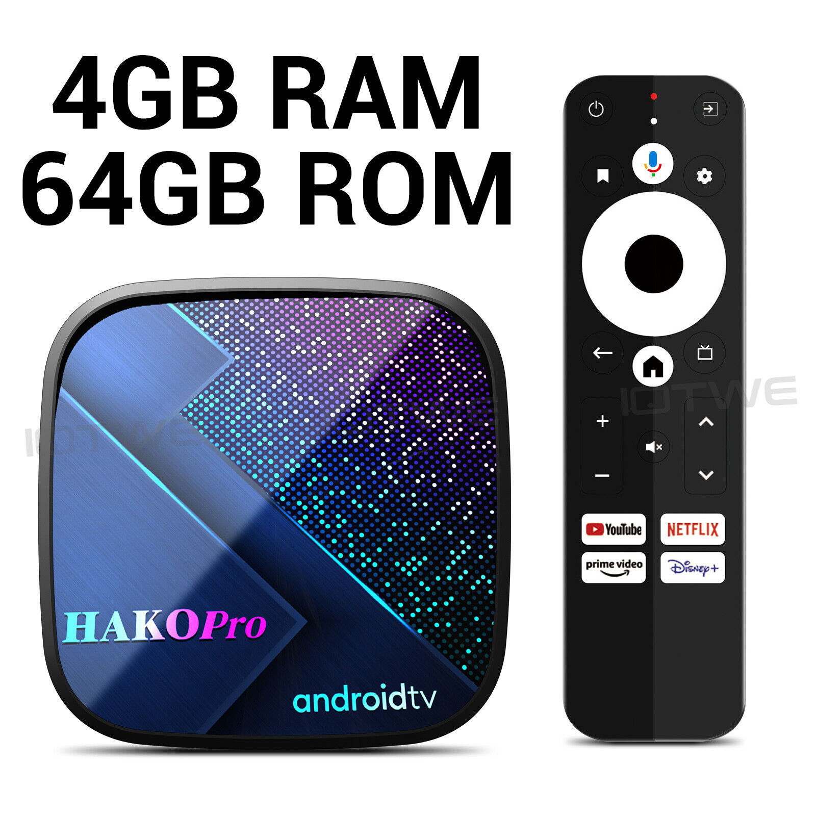 Caja de TV Android 11.0, X6 Smart TV Streaming Box Netflix Google  certificado con Google Assistant, 4+32GB soporte Ultra 4K HDR/WiFi 5/BT  5.0/AV1