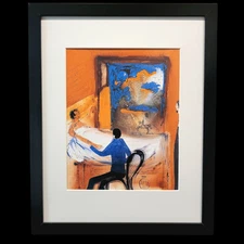 Salvador Dali The Doctor Signed in the Print Surrealism Framed/Matted Print