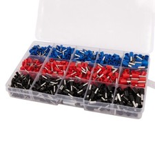 1065pcs/set 3 colors 22 12AWG Wire Copper Crimp Connector Insulated Cord3000