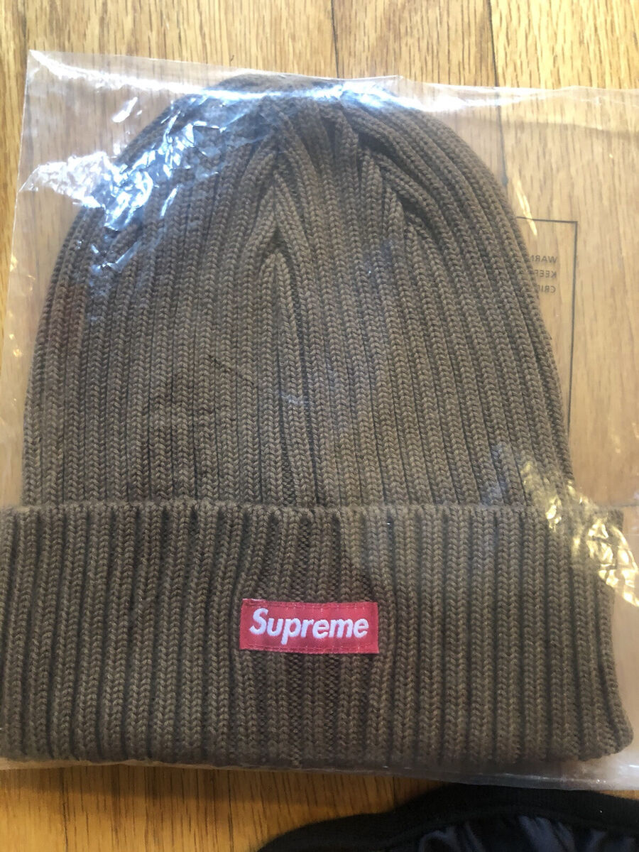 Supreme Overdyed Beanie Brown SS21