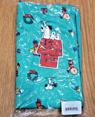 HARVEYS SHOPPER TOTE BAG PEANUTS CHRISTMAS NEW
