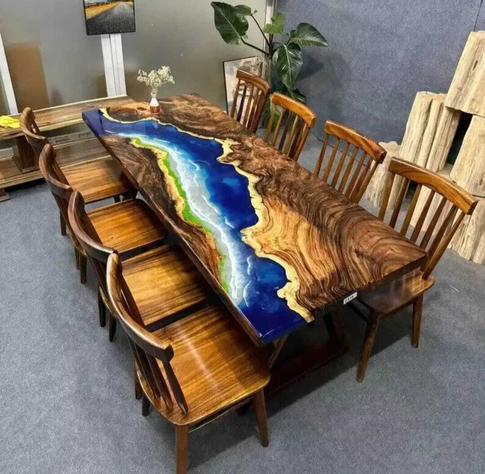 Custom order 84x30 inch table top with leg