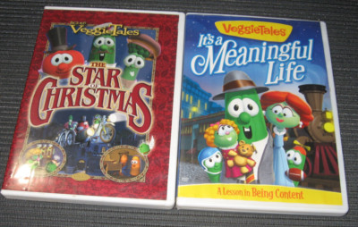 2 VeggieTales It's A Meaningful Life Being Content & THE STAR OF