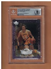Jerry West AUTOGRAPHED 2000 Upper Deck Century Legends Basketball Card BECKETT