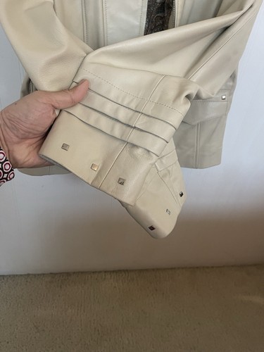 Adler Lamb Leather Jacket For Women Size Large - Picture 2 of 14