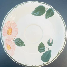 Villeroy Boch Tea Cup Saucer Small Plate Dinnerware Vintage Wild Rose Chipped