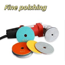75mm 100mm WET Diamond polishing pads Concrete Granite Marble Individual Grits
