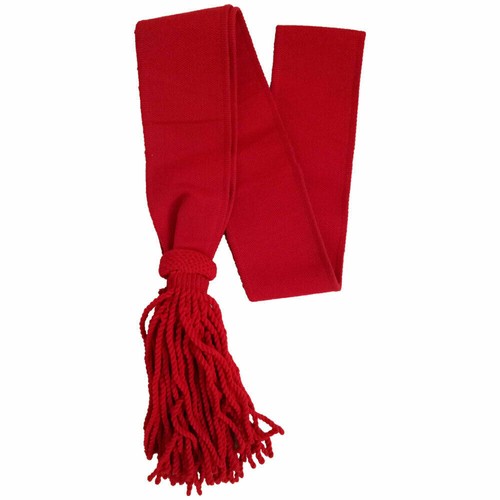 ST British Army Shoulder Sash Red Guards Sergeants Wool Sashes 30" 32",34",36" - Picture 9 of 13