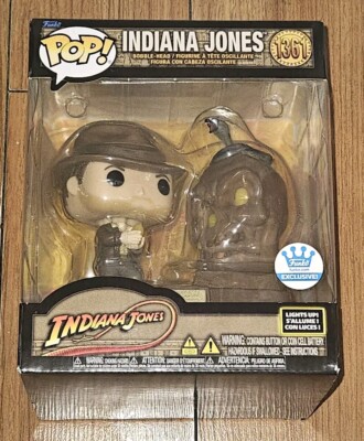 Funko Pop Movies #1361 Indiana Jones Light Up Deluxe Moment Funko