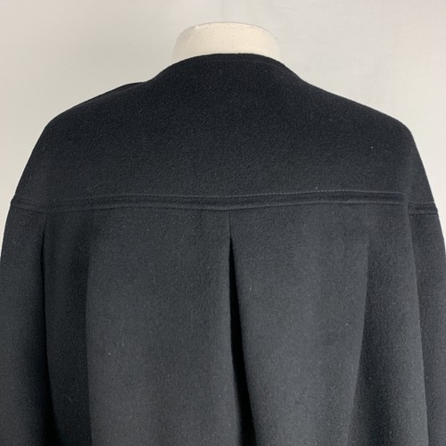 Giacca cappotto donna Ellen Tracy misto lana angora nero manica 8 3/4 con bottoni - Foto 8 di 12