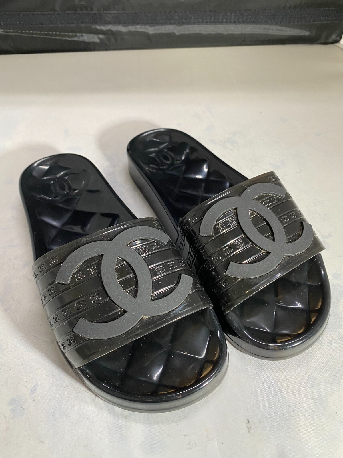 chanel jelly pool slides