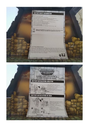 Laser Power He-Man Laser Light Skeletor MOTUC 2015 action figure Mattel - Foto 11 di 12