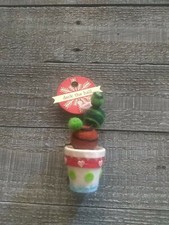 Christmas Ornaments Rustic Themed Holiday Season Cloth Decorations Accessory New