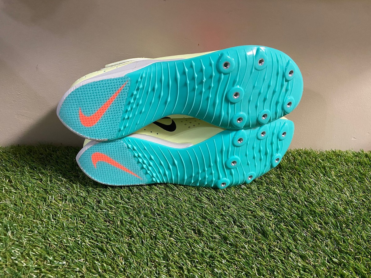 Nike Air Zoom LJ Elite Track Spikes Shoes Barely Volt CT0079 