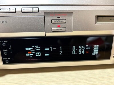 SONY MXD-D5C Compact Disc Mini Disc Deck Silver Good | eBay