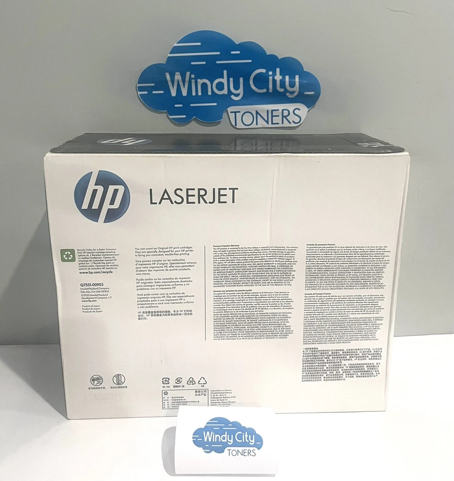 HP 51X Q7551X Black High Yield Toner For LaserJet P3005 M3027 mfp p3035mfp NEW - Image 3 of 4
