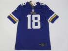 Justin Jefferson #18 Minnesota Vikings On-field Game Men's Jersey Purple