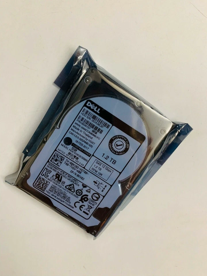 Dell 00KV02 0KV02 HUC101812CSS200 1.2TB 2.5" 10K 12Gb/s SAS HDD Hard Drive - Image 4 of 4