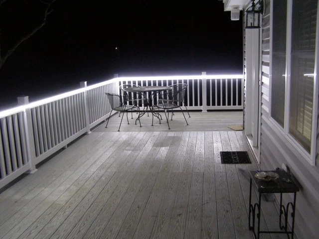 Decking Garden Waterproof Led Strip Lighting set 5050 Cool White + Adaptor