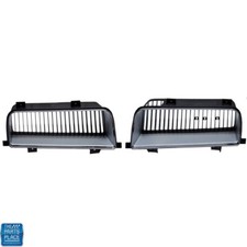 1974 Pontiac Firebird Trans Am Front Grill Grilles Chrome Black Pair New