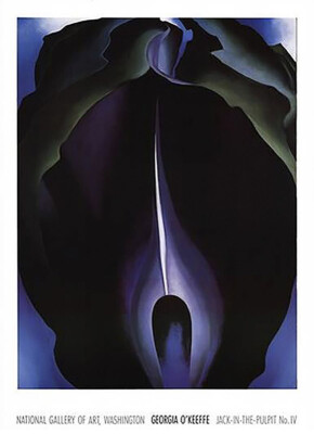 Jack in the Pulpit by Georgia O'Keeffe Art Print Poster Flower