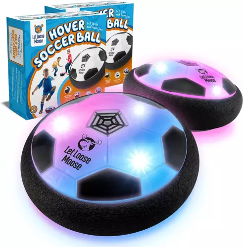 Hover Soccer Ball, Set of 2 Light up LED Soccer Ball Toys Fun/Active Indoor Game