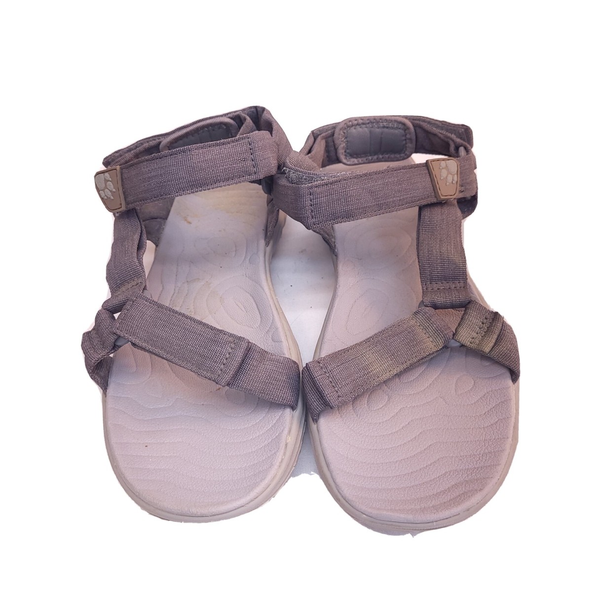 Jack Wolfskin Athletic Sandals Sports Strappy Gray Adjustable