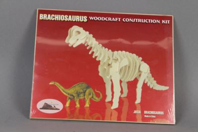 Holz Puzzle - 3D Brachiosaurus - Woodcraft Construction Kit - Orig verpackt /297