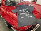 Mid-Year Mitch Gray Corvette Birdcage T-Shirt Large