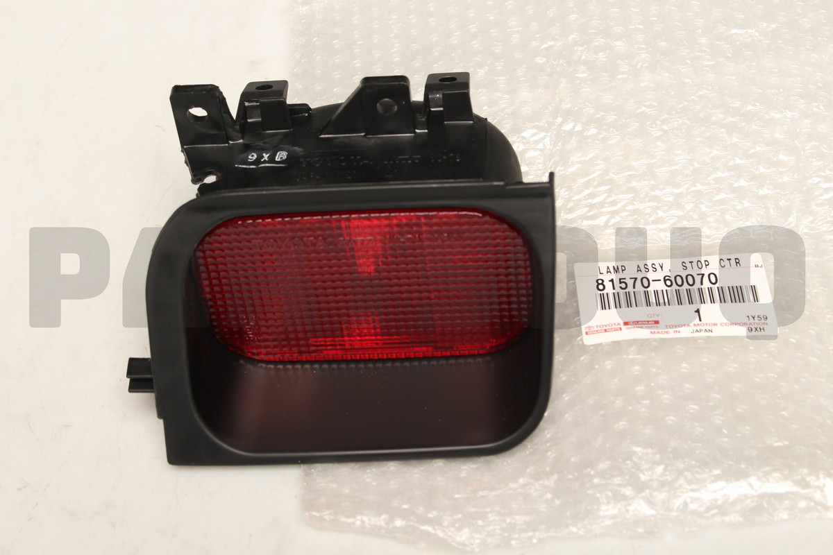 8157060070 Genuine Toyota LAMP ASSY, CENTER STOP 81570-60070