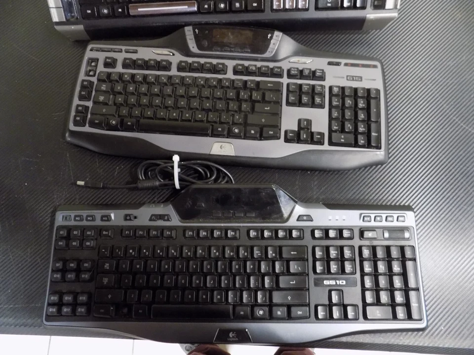 Lot of 3 gaming keyboards logitech and saitek g510 g15 and eclipse - Image 2 of 4