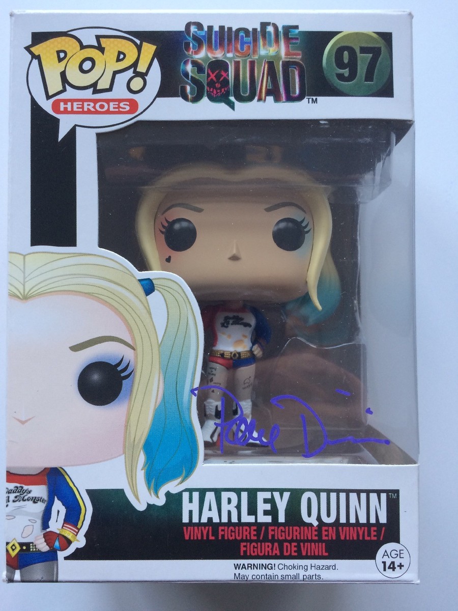 Autographed Funko Pop Harley Quinn Suicide Squad Paul Dini Signed
