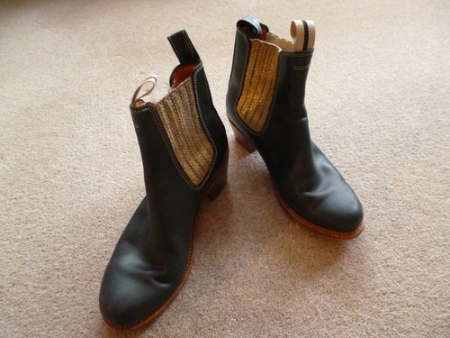 PENELOPE CHILVERS BLACK ANKLE BOOTS, 37 
