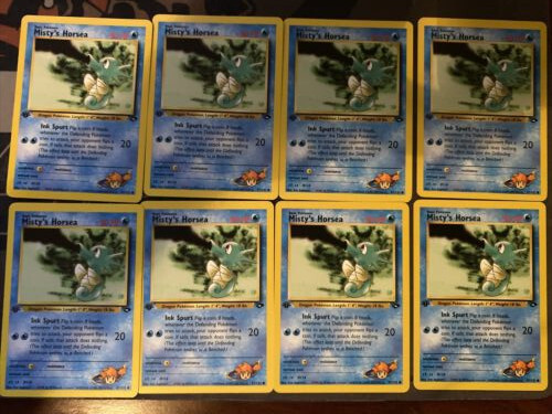 Pokémon TCG Misty's Horsea Gym Challenge 87 reguläre 1. Ausgabe Häufig - Bild 1 von 5