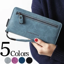 Womens Wristlet Long Wallet ID Window Credit Card Slot Fashion Phone Clutch Bags