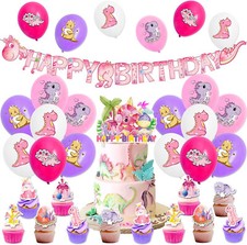 Dinosaur Birthday Party Decorations Set Balloons Dino Theme for Girls and Boys
