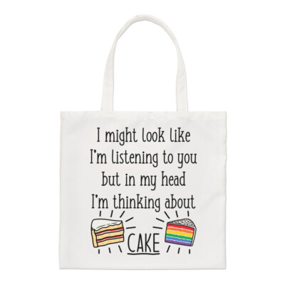 I Might Look Like I'm Listening To You Kuchen Normale Tragetasche Backen Koch