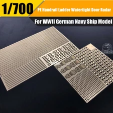 1/700 German Navy Ship Photo-etched Handrail Ladder Watertight Door Radar Sheet
