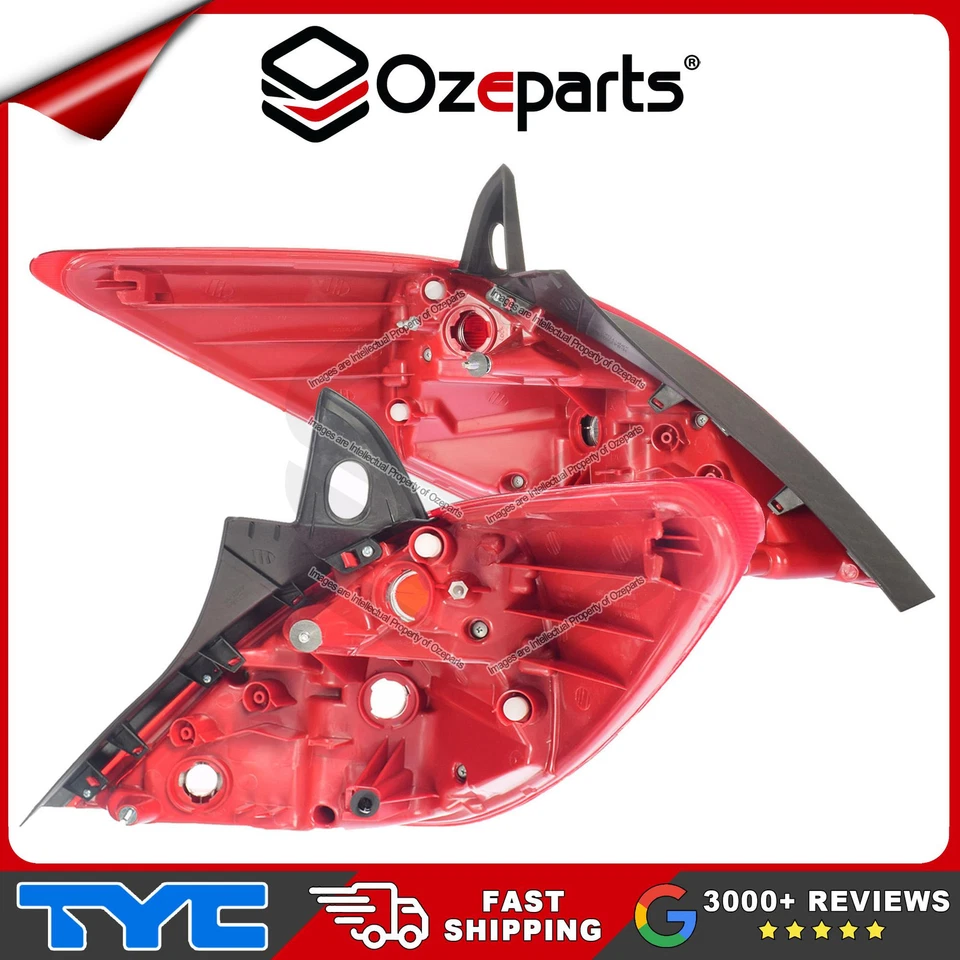 Set / Pair LH+RH Tail Light Rear Lamp For Nissan Tiida C11 Hatch 2009~2017 - image 2 of 4