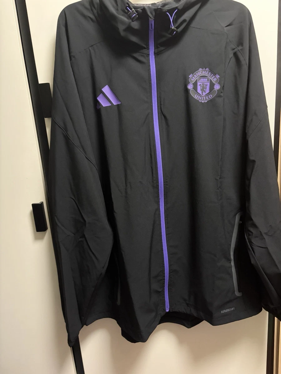 Manchester United Black Size 2XL International Club Soccer Fan