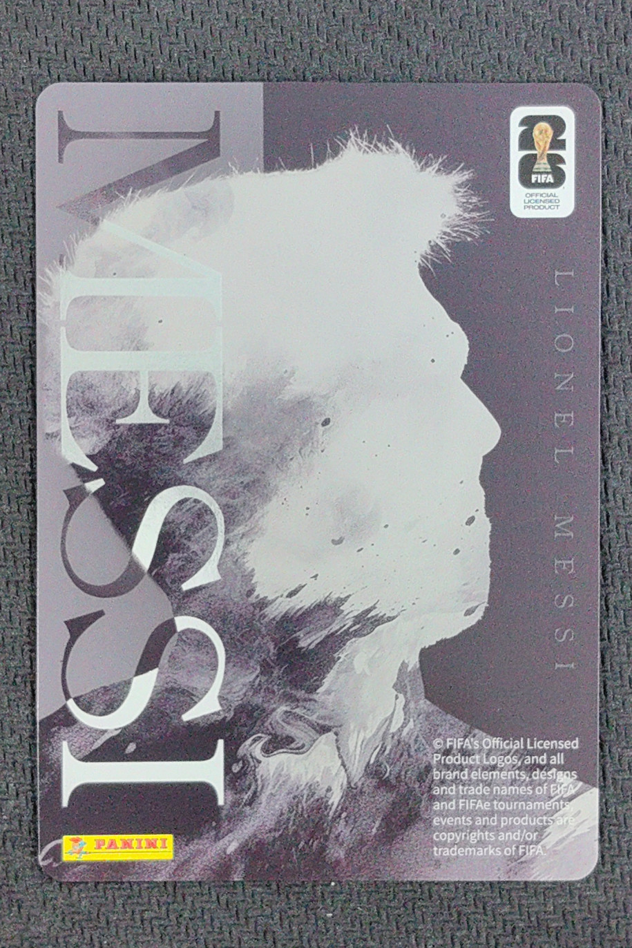 2026 Panini FIFA World Cup Lionel Messi Legend #655 Argentina SSP view 2