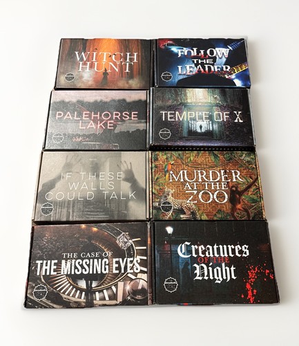 Menge 8 Detektivfälle zu lösen (The Deadbolt Mystery Society) GEBRAUCHT GESPIELT b